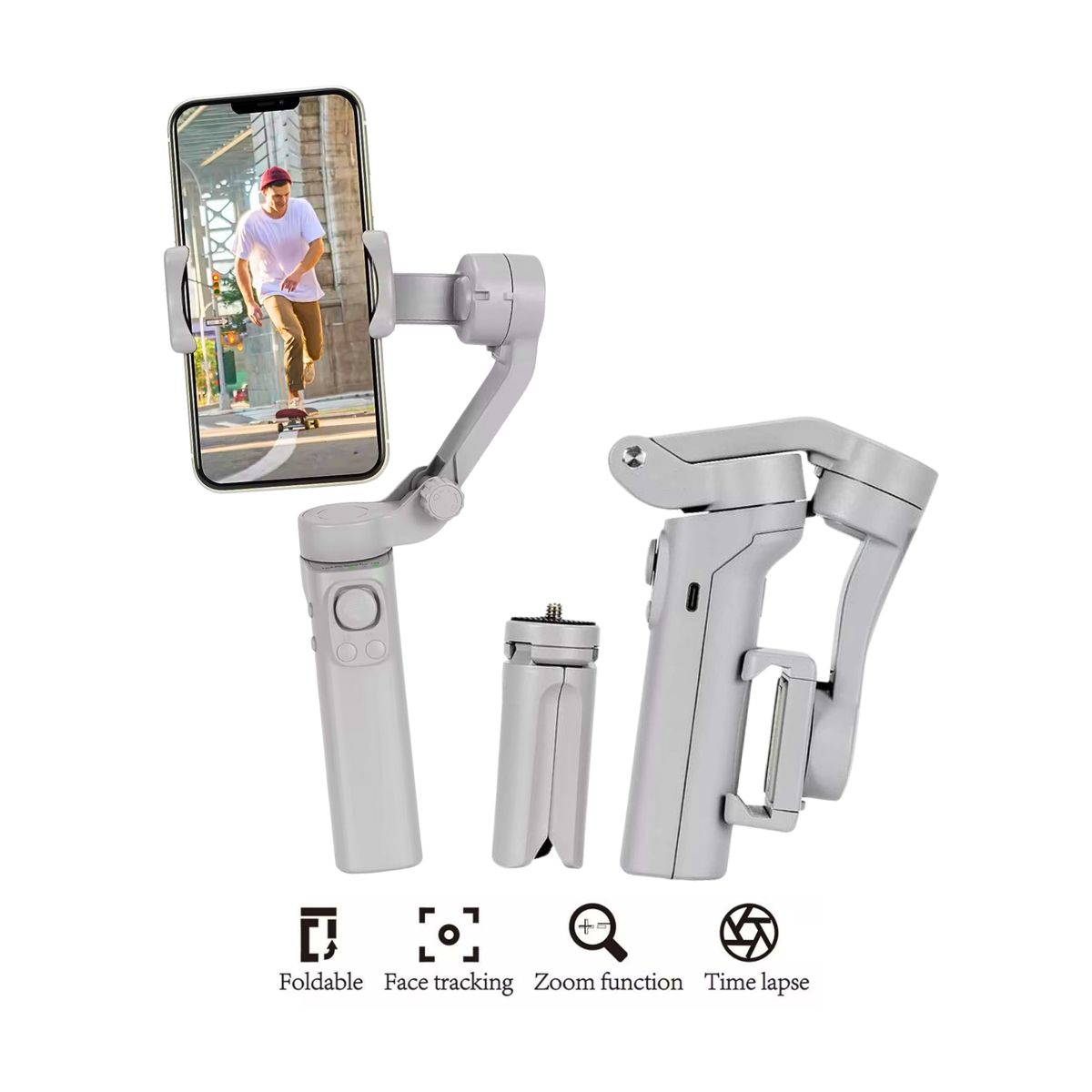 GENERICO - Estabilizador De Celular + 3 Ejes Soporte De Teléfono