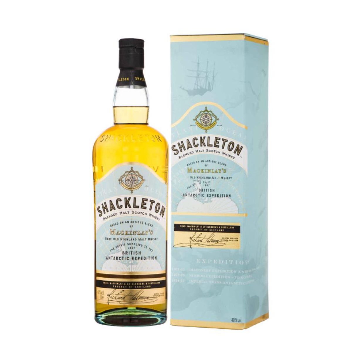 BBVINOS - Whisky Shackleton Blended Malt 700ml 40% Scotch