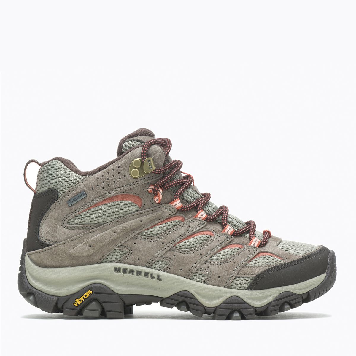 MERRELL - Botín impermeable Mujer Moab 3 Mid GTX Café MERRELL