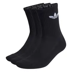 ADIDAS - Calcetines Clásicos Acolchados Trifolio Corte Medio 3 Pares