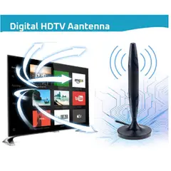 GENERICO - Antena Hd Tv Digital Abierta Tvd Interior Coaxial Dcm129