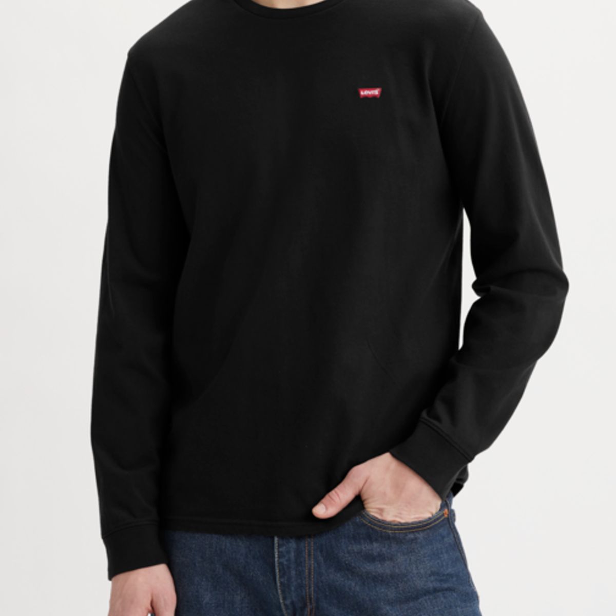 LEVIS - Polera Hombre Regular Fit Lisa Negro Levis