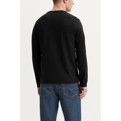 Imagen 2 del producto Polera Hombre Regular Fit Lisa Negro