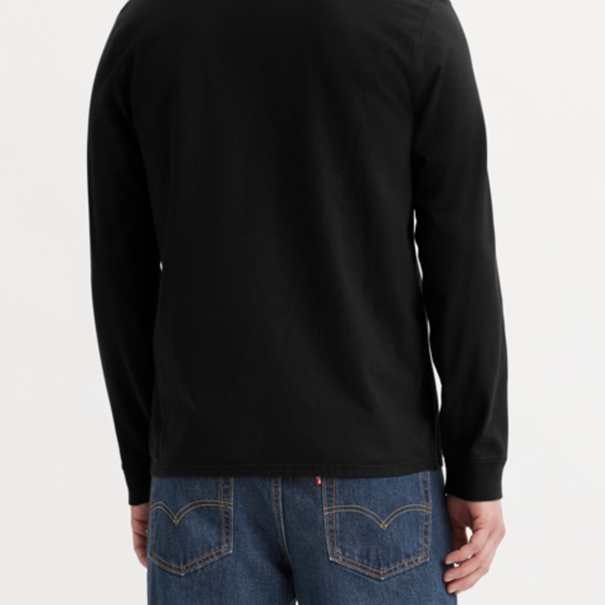 LEVIS - Polera Hombre Regular Fit Lisa Negro Levis