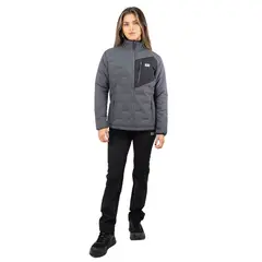 HARDWORK - Parka Insulada HW Explorer sin Gorro Mujer Carbon Grey