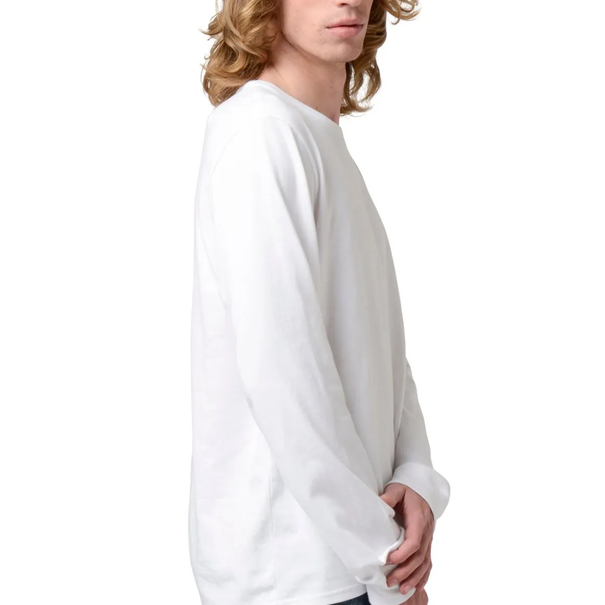 LEVIS - Polera Hombre Regular Fit Lisa ML Blanco Levis