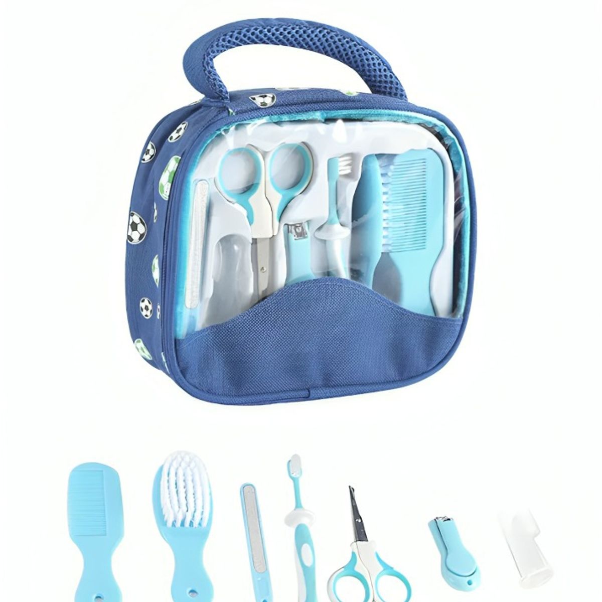 OEM - Set De Cuidados Para Bebe Manicure 7 Pcs Con bolso