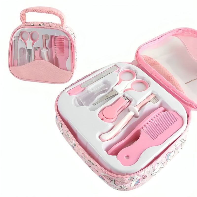 OEM - Set De Cuidados Para Bebe Manicure 7 Pcs Con bolso