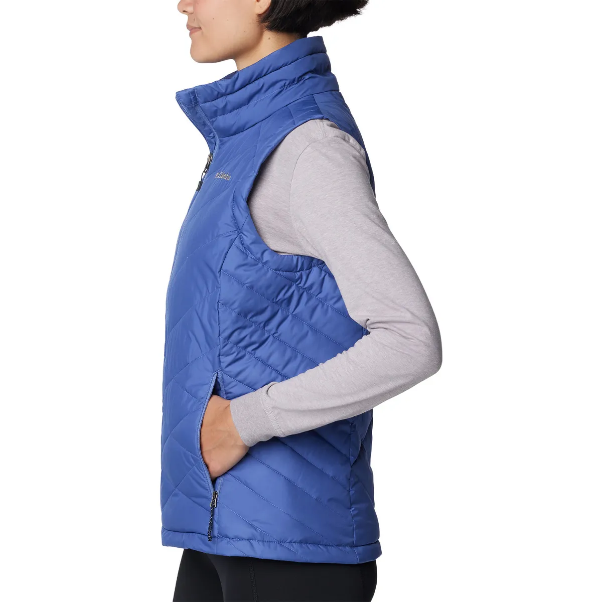 COLUMBIA - Parka Sin Mangas Mujer Heavenly Vest Azul COLUMBIA