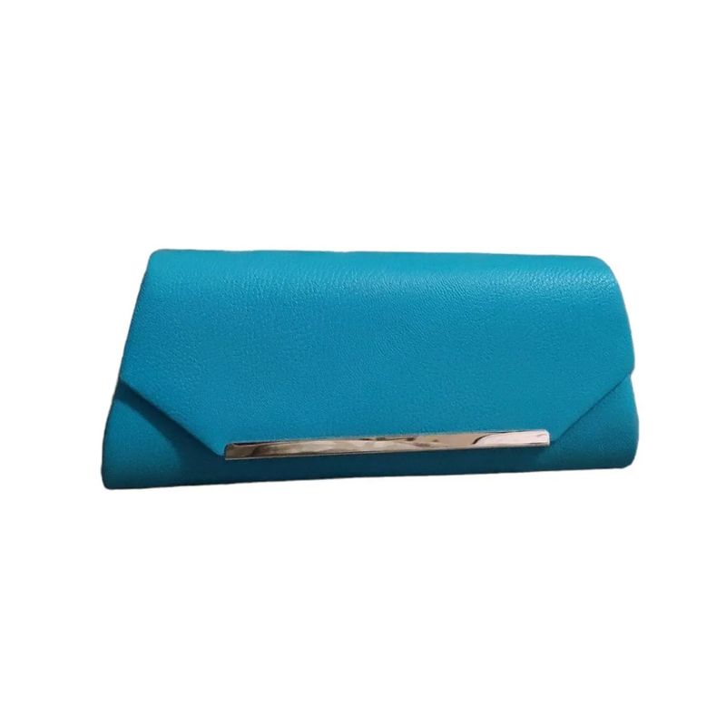 GENERICO - Cartera Azul en Semicuero Azul