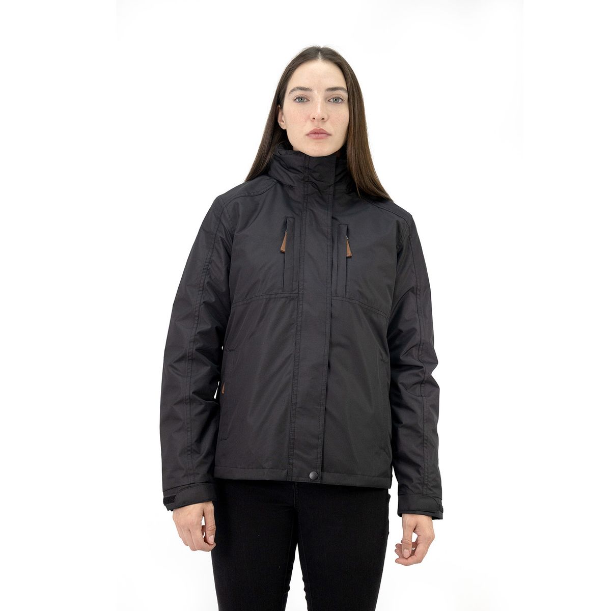 QUEBEC - Parka Desmontable Quebec Ottawa 3 en 1 Negro Mujer