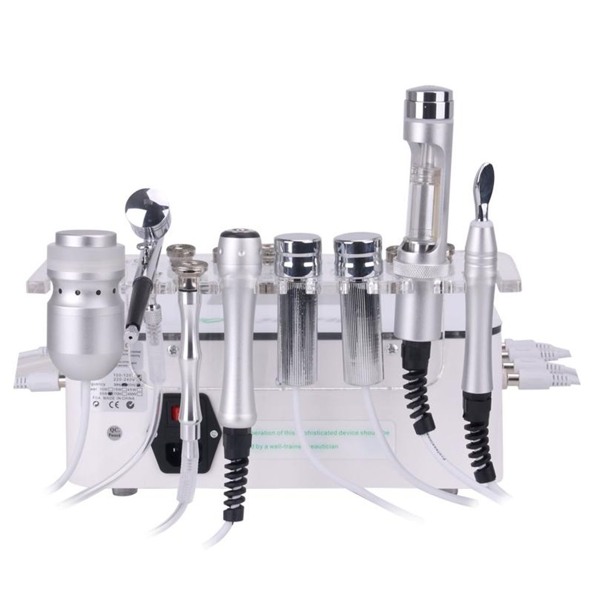 GENERICO - Dermoabrasión y Electroporación Facial 7 En 1 Profesional - Blanco