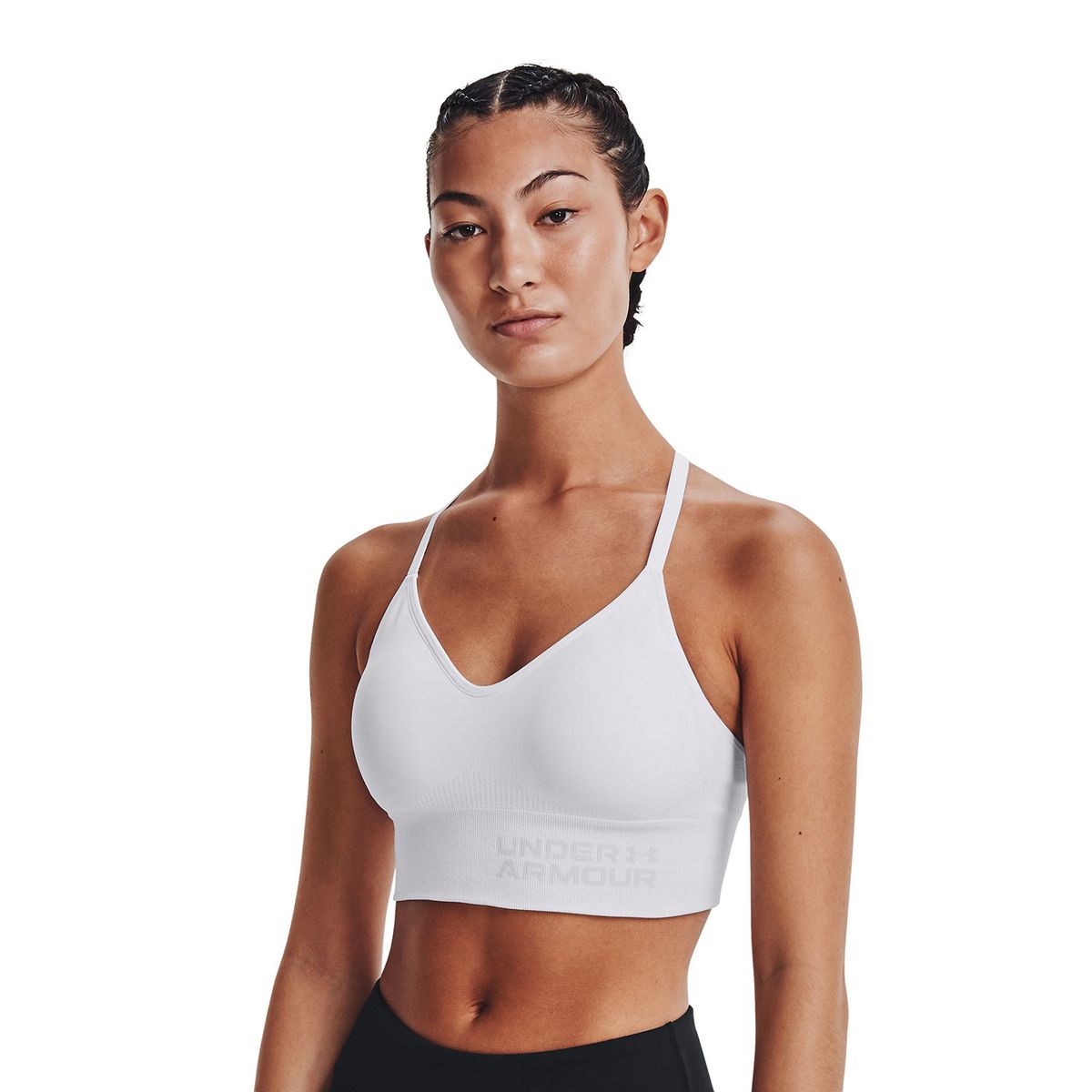 UNDER ARMOUR - Sostén Deportivo UA Seamless Mujer Blanco UNDER ARMOUR
