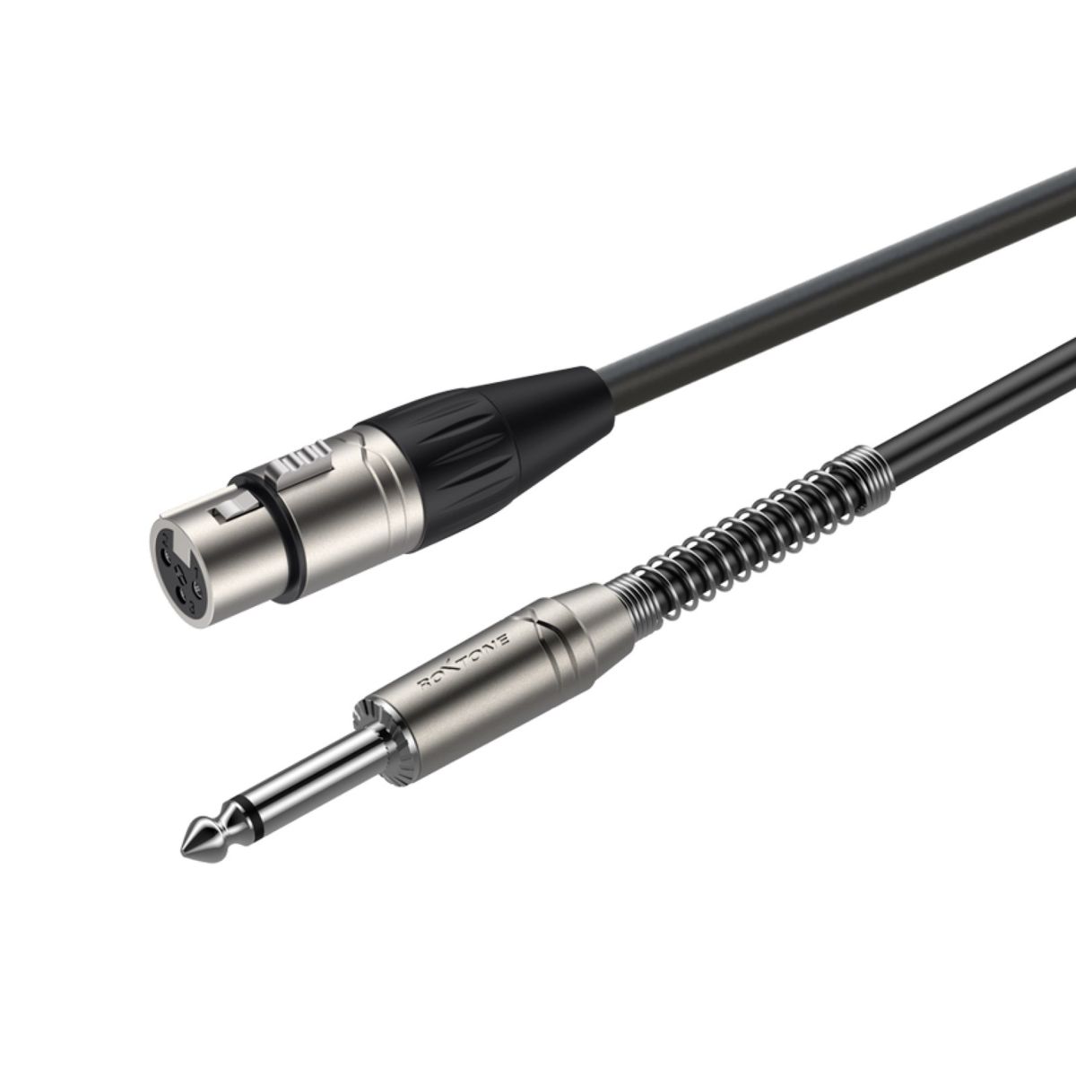 GENERICO - Cable de micrófono XLR hembra a jack mono de 3 metros