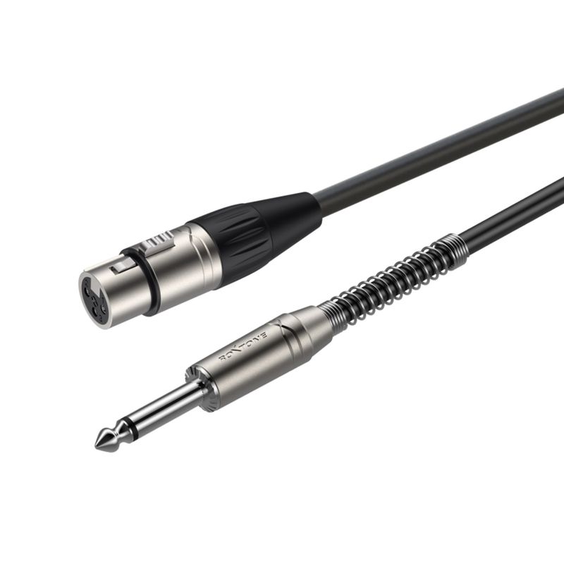 GENERICO - Cable de micrófono XLR hembra a jack mono de 3 metros