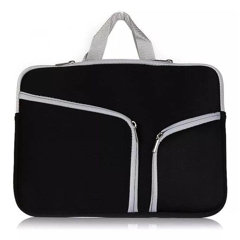 GENERICO - Funda Para Notebook /macbook 13.3 Pulgadas/Con Bolsillos/ NEGRA.