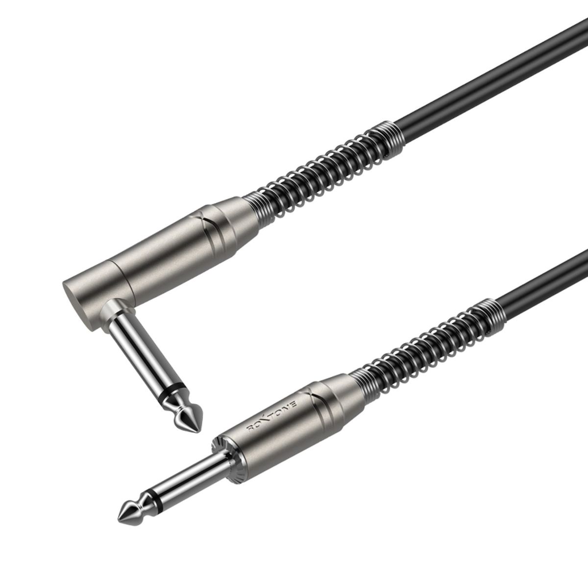 GENERICO - Cable de guitarra mono 90° jack 6,3 mm 3 metros