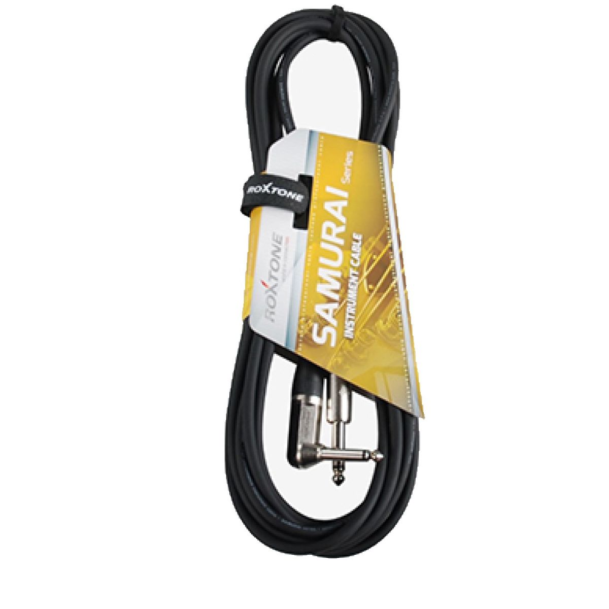 GENERICO - Cable de guitarra mono 90° jack 6,3 mm 3 metros