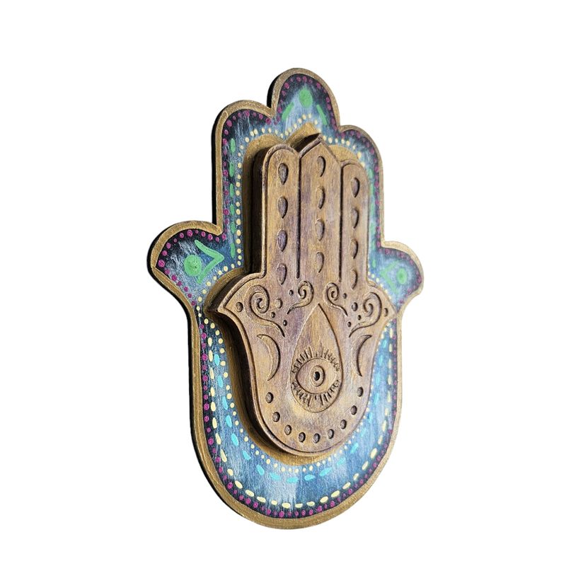 CREA TALLER - Hamsa mano de Fátima decorativa