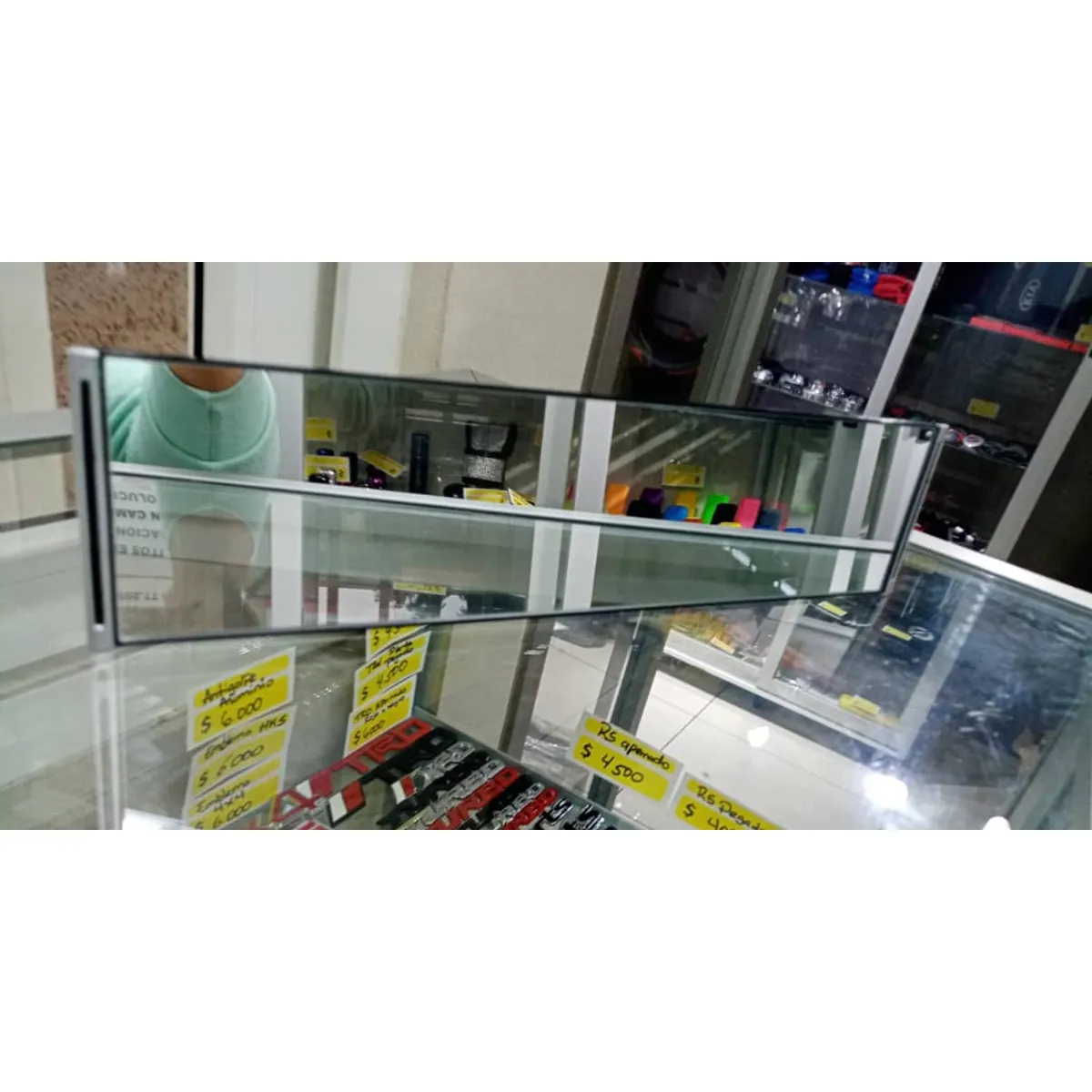 GENERICO - Espejo retrovisor universal convexo para Interior de autos