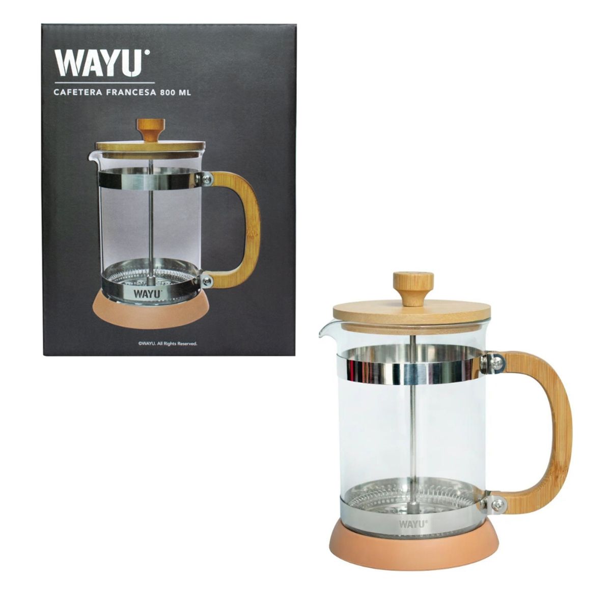 WAYU - Cafetera Prensa Francesa