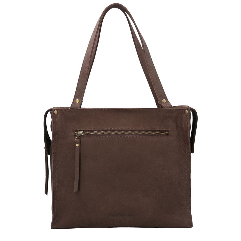 HUSH PUPPIES - Cartera Cuero Mujer Bonnie Bag Café HUSH PUPPIES