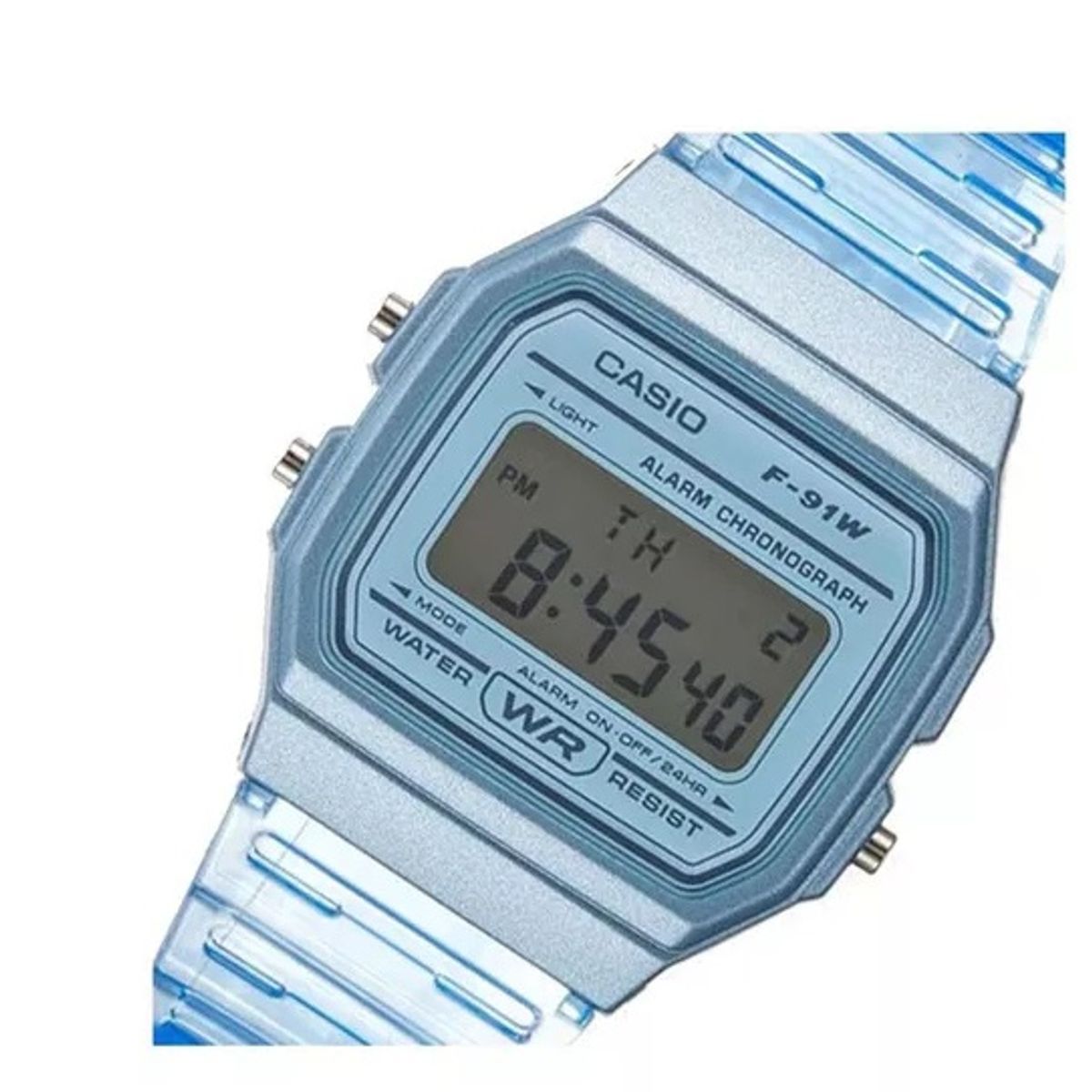 CASIO - Reloj De Pulsera Casio F-91ws-2df Azul Unisex Original