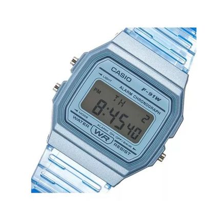 Imagen 2 del producto Reloj De Pulsera F-91ws-2df Azul Unisex Original