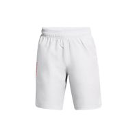 Shorts UA Woven para Niño Gris