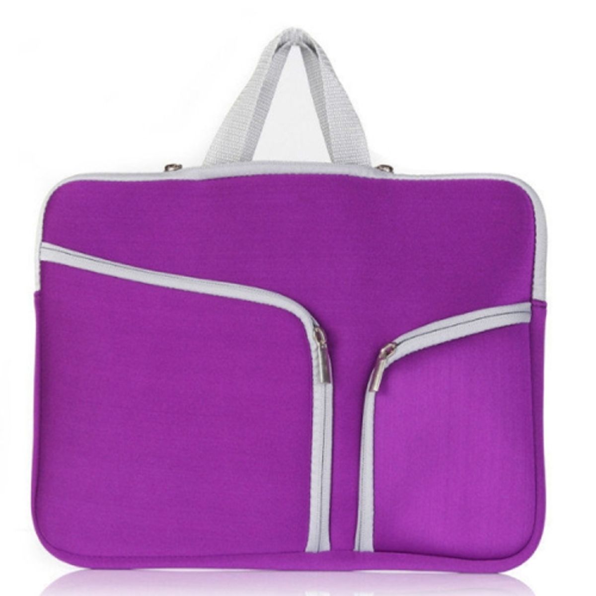 GENERICO - Funda Para Notebook /macbook 13.3 Pulgadas/Con Bolsillos/ MORADA.