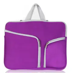 GENERICO - Funda Para Notebook /macbook 13.3 Pulgadas/Con Bolsillos/ MORADA.