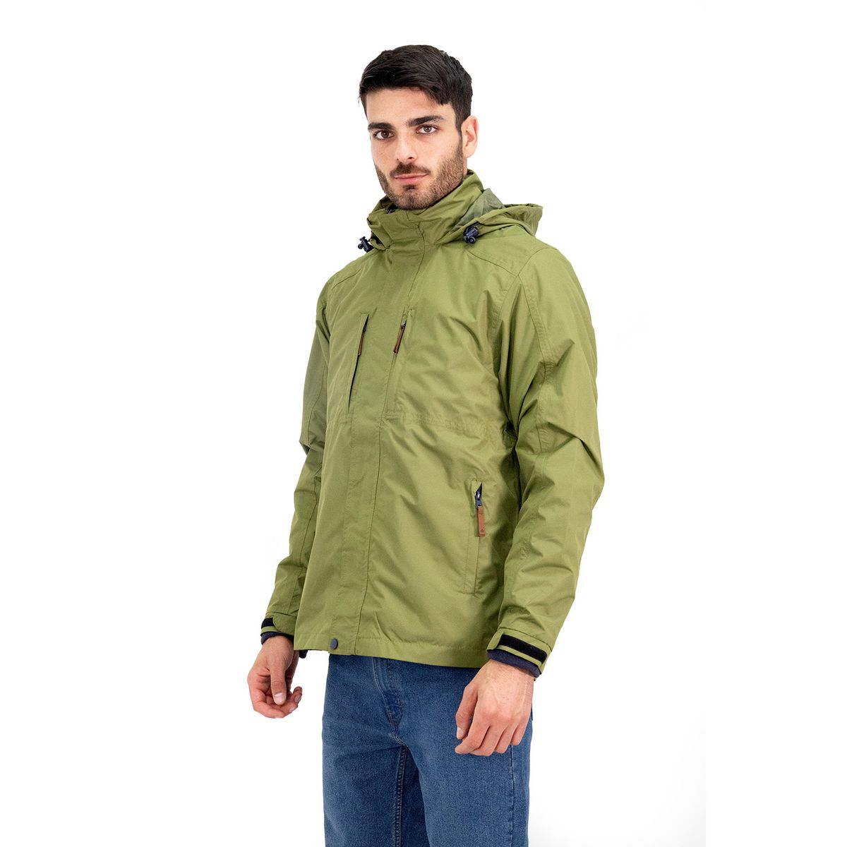 QUEBEC - Parka Desmontable Quebec Ottawa 3 en 1 Verde Oliva