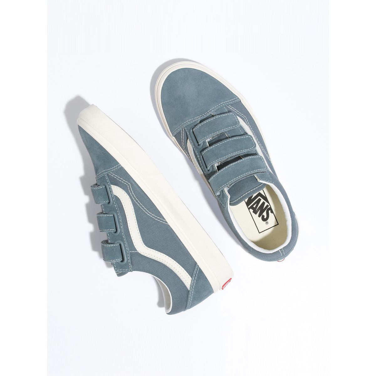 VANS - Zapatilla Urbana C/Velcro Unisex Old Skool V Azul VANS