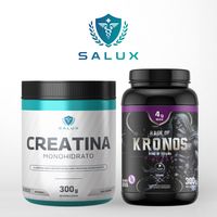 Aminoacido BCAA + creatina monohidrato Salux 60 servicios c/u