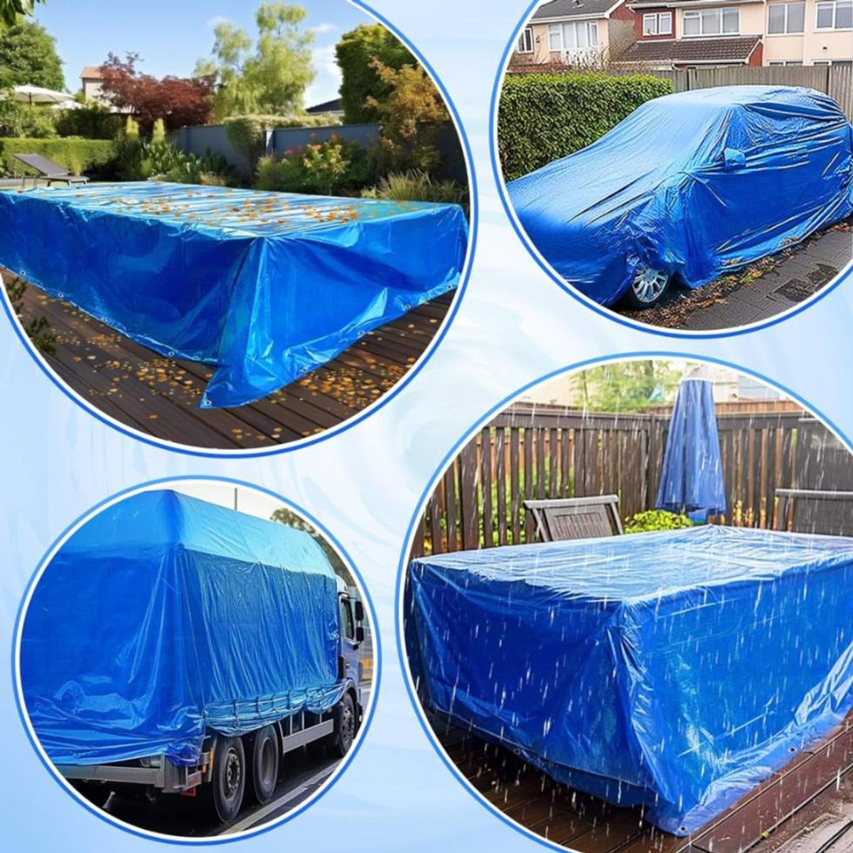 UNIVERSAL - LONA MULTIUSOS IMPERMEABLE 3 X 4 METROS