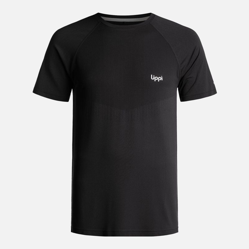 LIPPI - Polera Hombre Essential Sport T-Shirt Negro Lippi