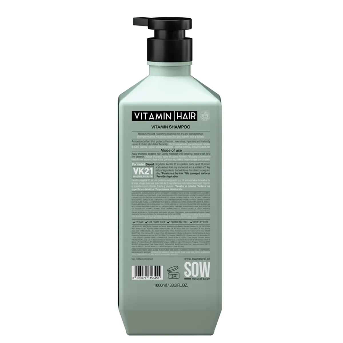 GENERICO - Vitamin Shampoo 1000 ML SOW.