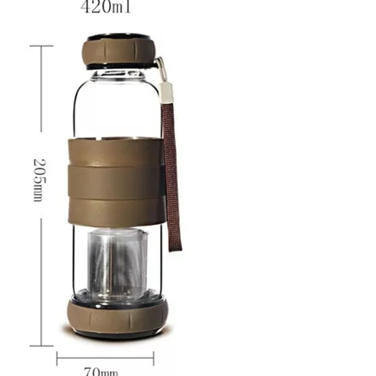 GENERICO - Infusores De Te Y Hierbas Infusor Te Infusor Botella Vidrio