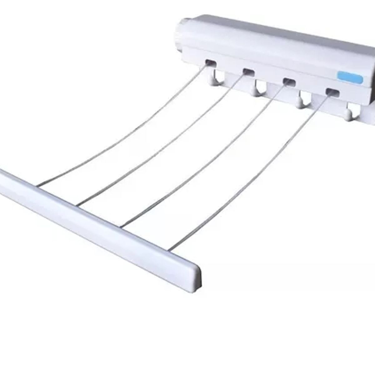 GENERICO - Tendedero Retractil Colgador Ropa De Pared 5 Lineas 2,8mt