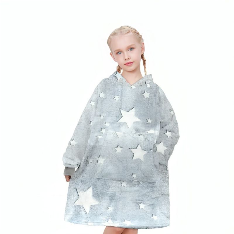 OEM - Polerón De Franela Con Capucha Para Niños Luminoso Diseños