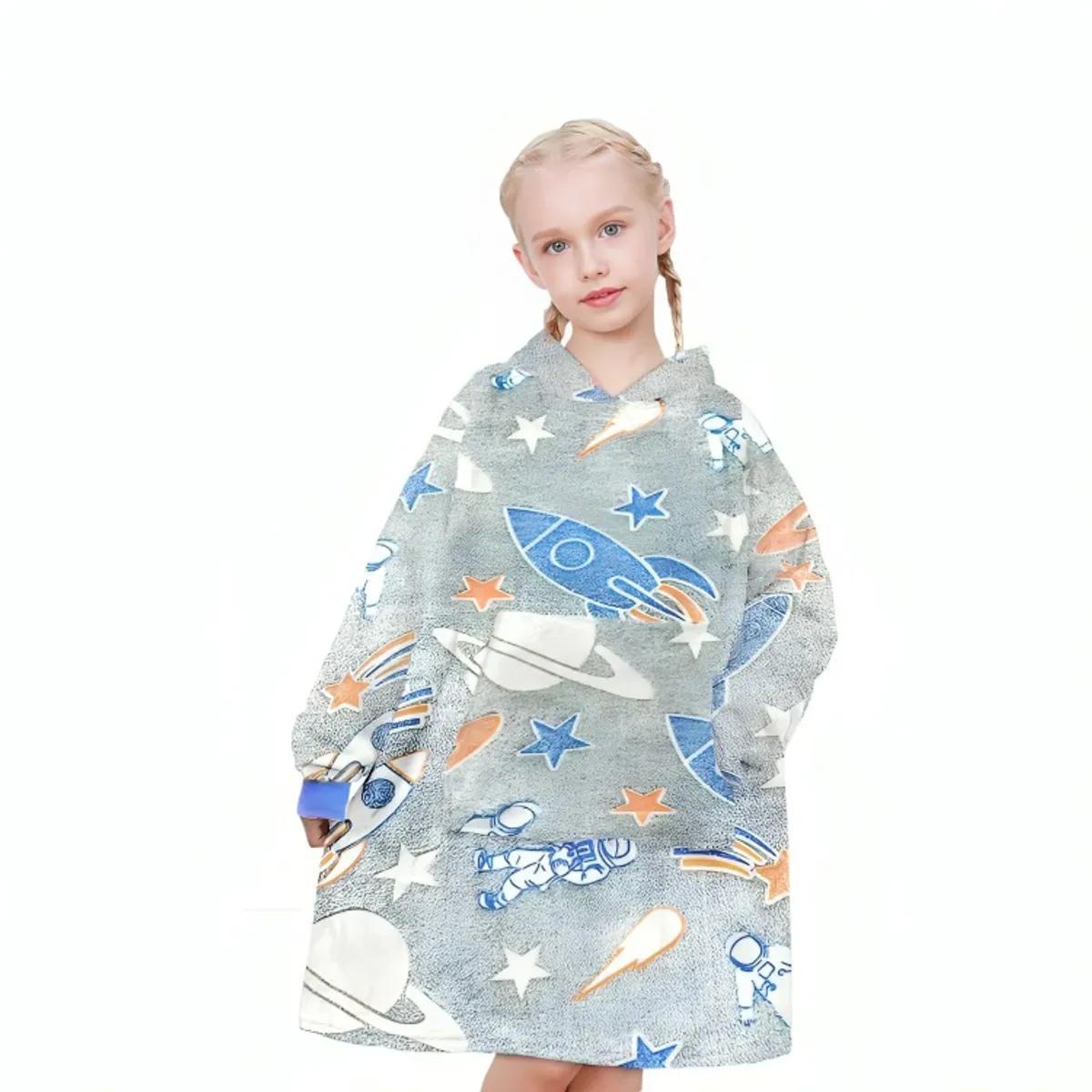 OEM - Polerón De Franela Con Capucha Para Niños Luminoso Diseños