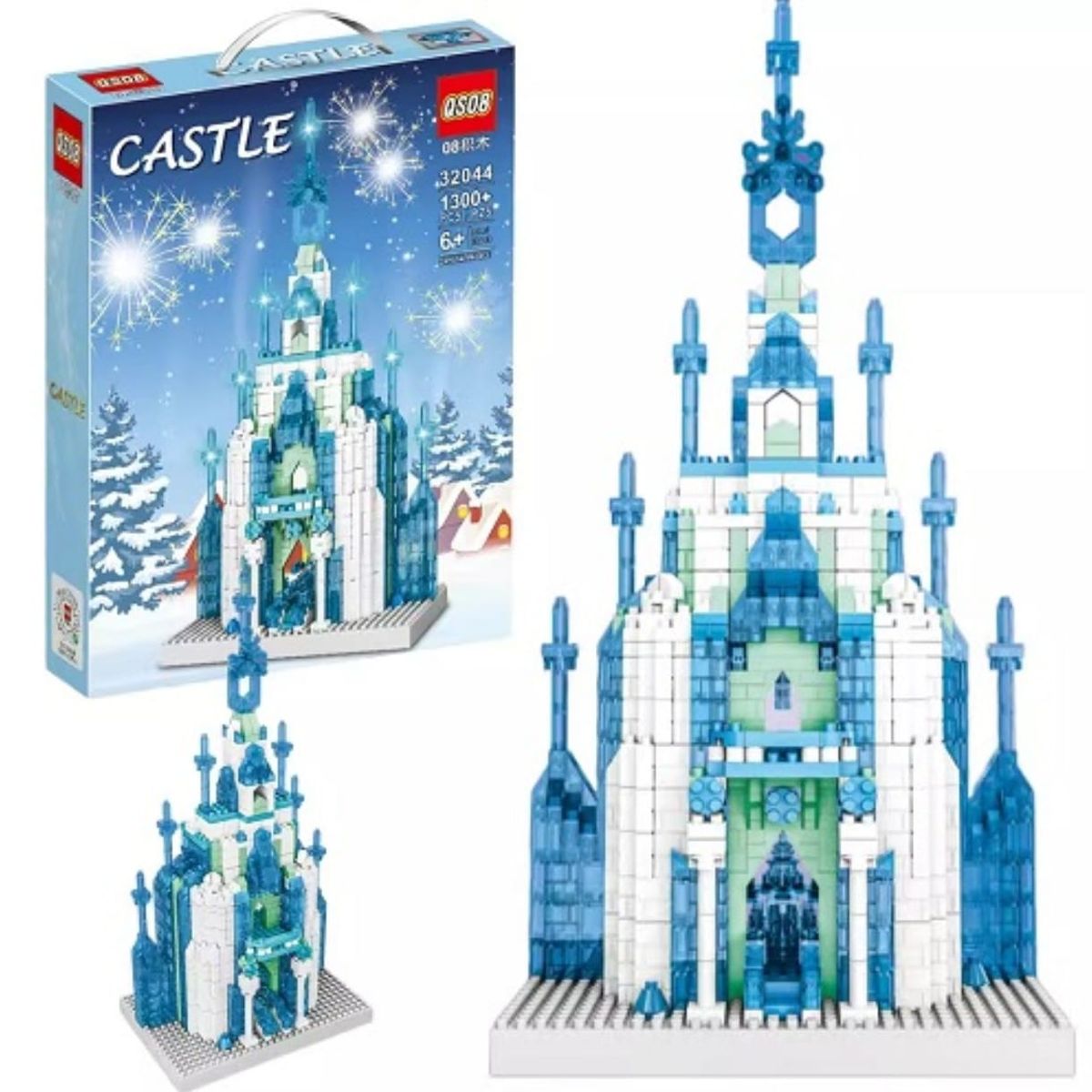 GENERICO - Castillo De Bloques Armable 1300 Piezas