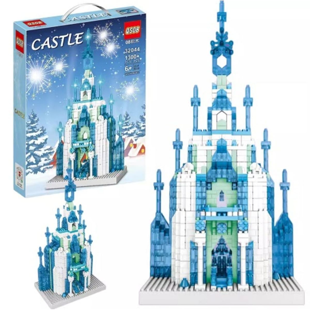 GENERICO - Castillo De Bloques Armable 1300 Piezas