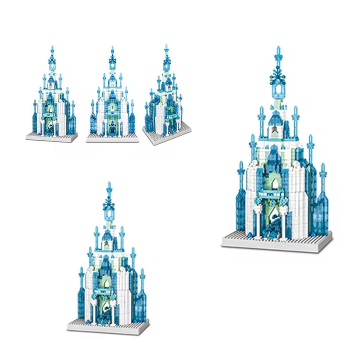 GENERICO - Castillo De Bloques Armable 1300 Piezas