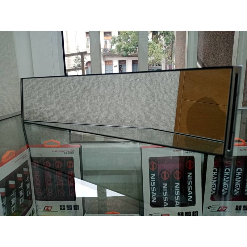 GENERICO - Espejo retrovisor universal convexo para Interior autos 30cm