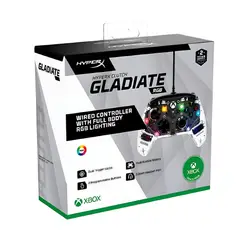 HYPERX - Gamepad Wired Clutch Gladiate RGB Multiplataformas - Negro