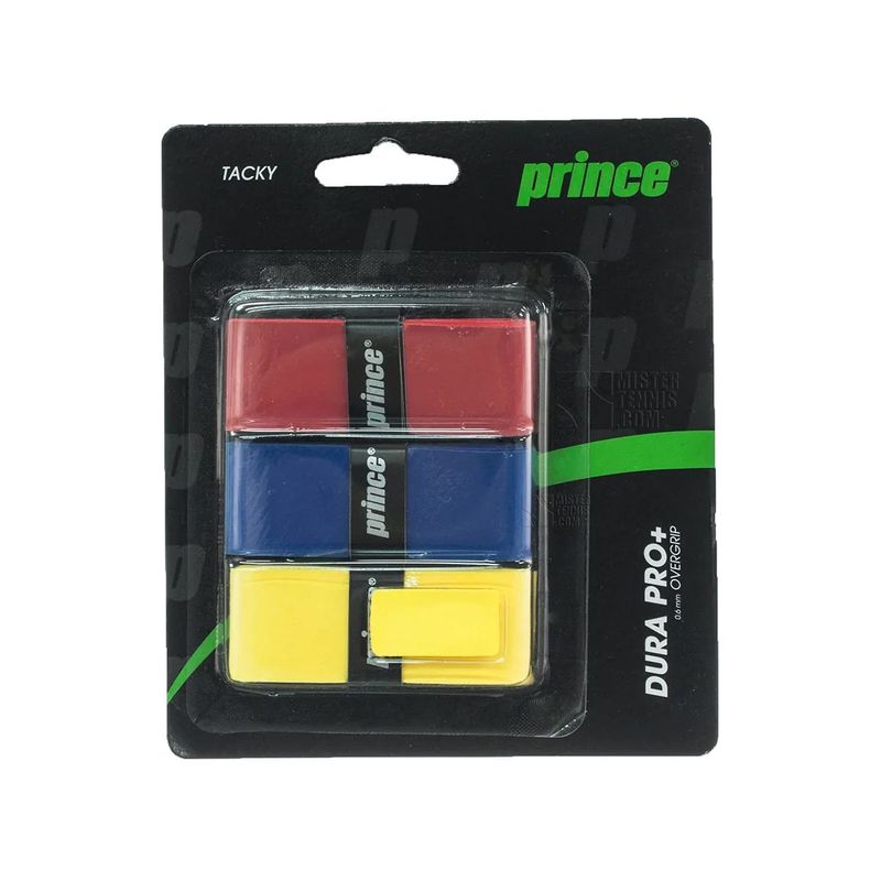 GENERICO - Overgrip Prince Durapro Tricolor X3 Tenis Padel