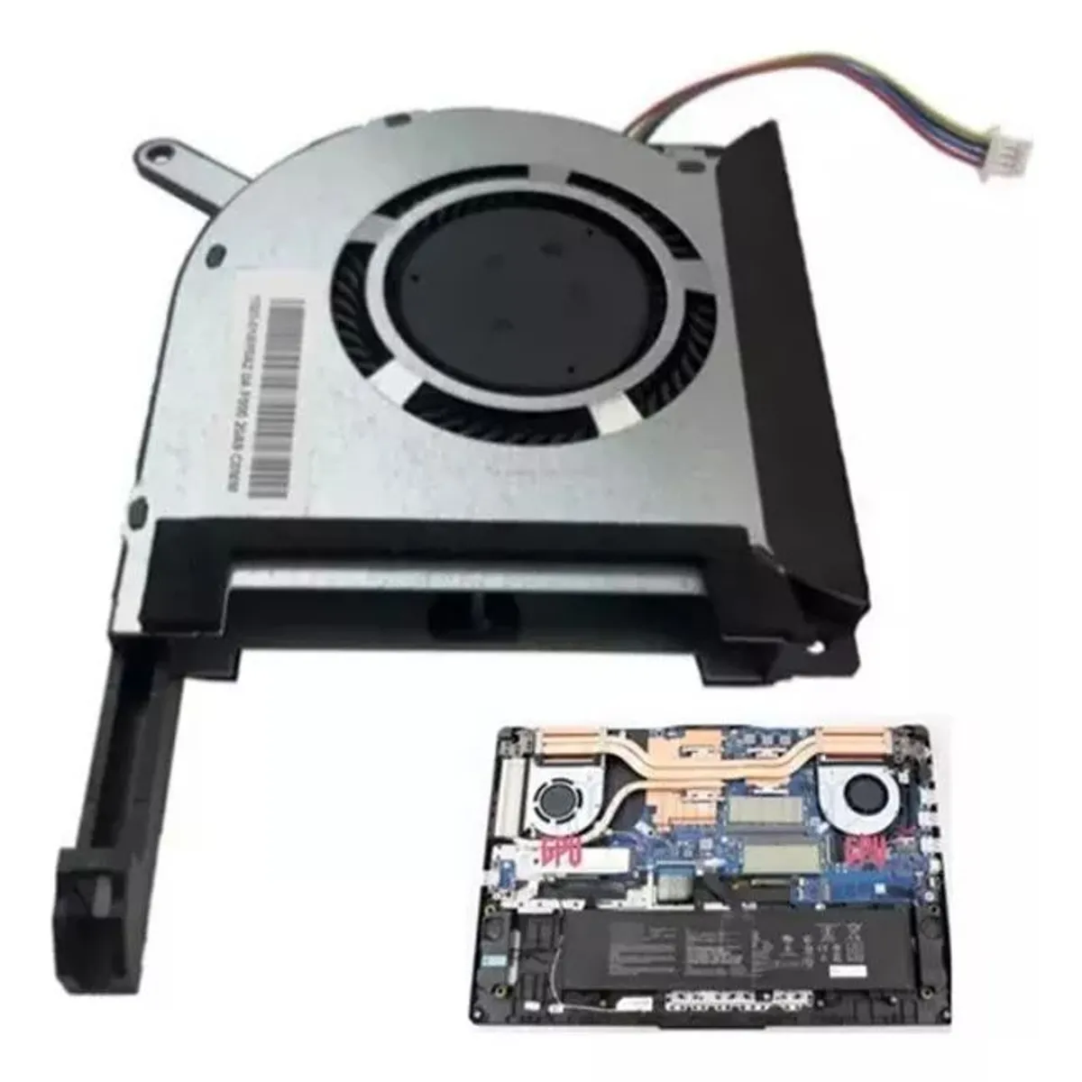 KUANGYE - Ventilador Asus Tuf Lado Gpu A15 F15 Fa506 Fx506 Fx505
