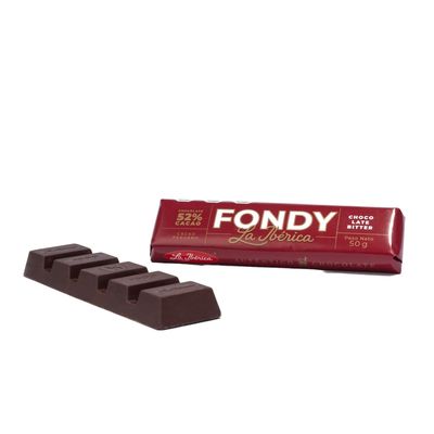 Imagen 2 del producto PACK X 20 CHOCOLATE BITTER EN BARRA 52% CACAO 50G LA IBÉRICA