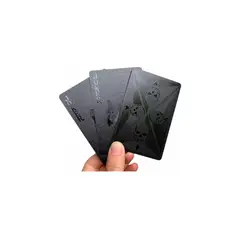 GENERICO - Set De 54 Cartas Doradas Plastificadas Impermeables Poker